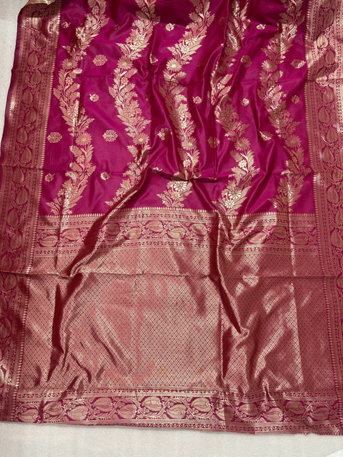 Designer Banarasi Silk Jacquard Saree with Blouse