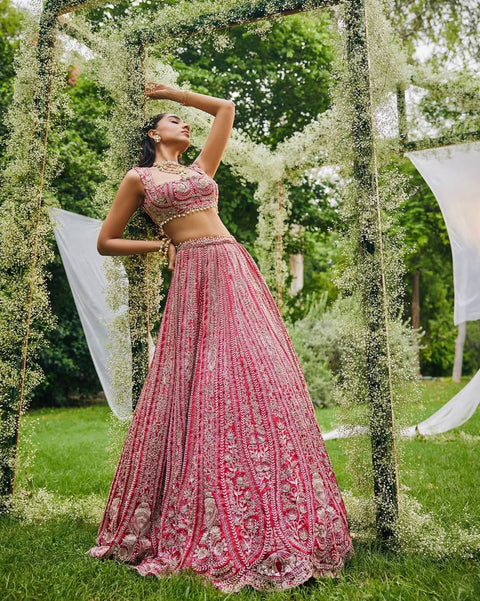 Self Design fully Stitched Lehenga Choli