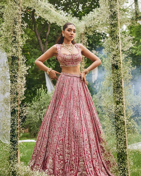 Self Design fully Stitched Lehenga Choli