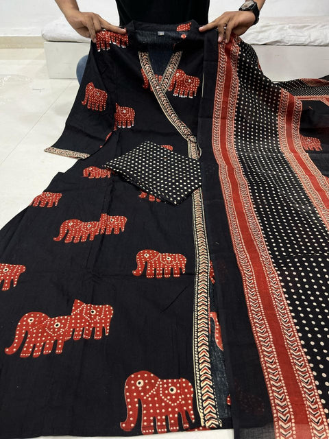 BEAUTIFUL PRINTED COTTON KURTI SUIT