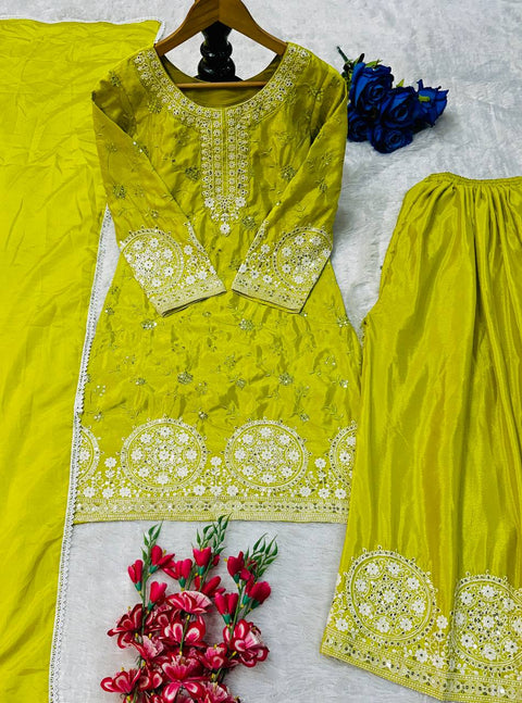 New Designer Collection Heavy Embroidery Work Stitched Suit