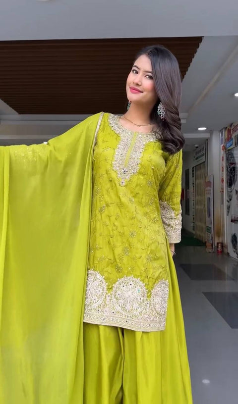 New Designer Collection Heavy Embroidery Work Stitched Suit