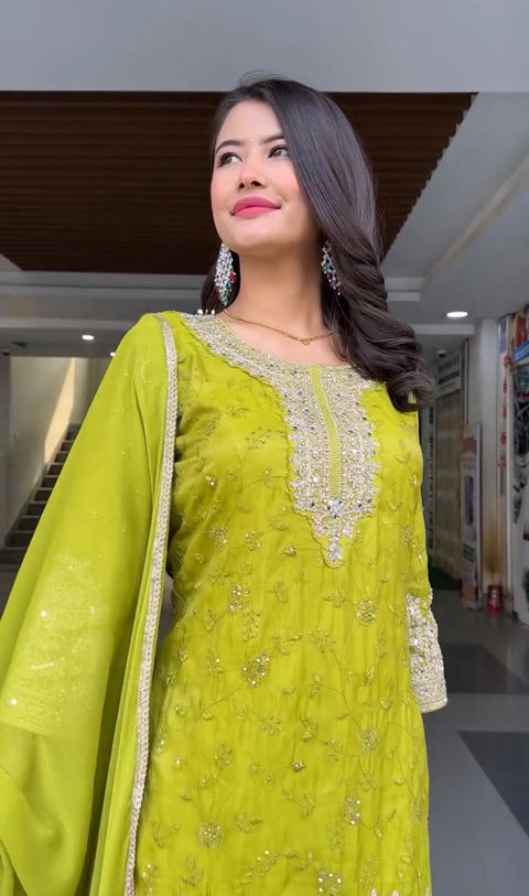 New Designer Collection Heavy Embroidery Work Stitched Suit