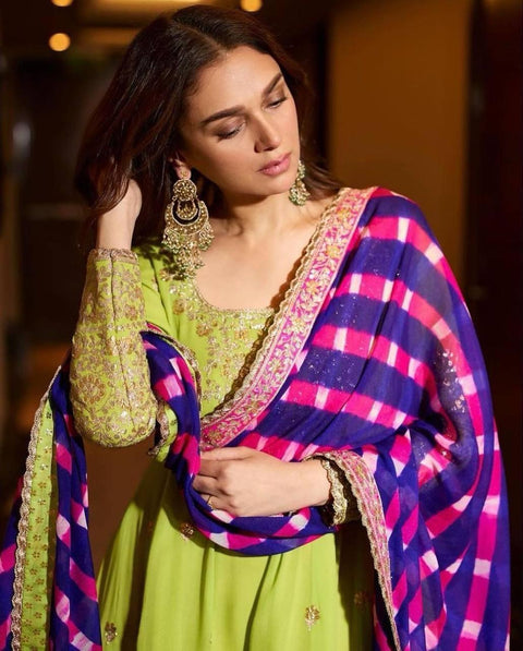 New Designer Collection in Party Wear Embroidery Work Stitched Suit