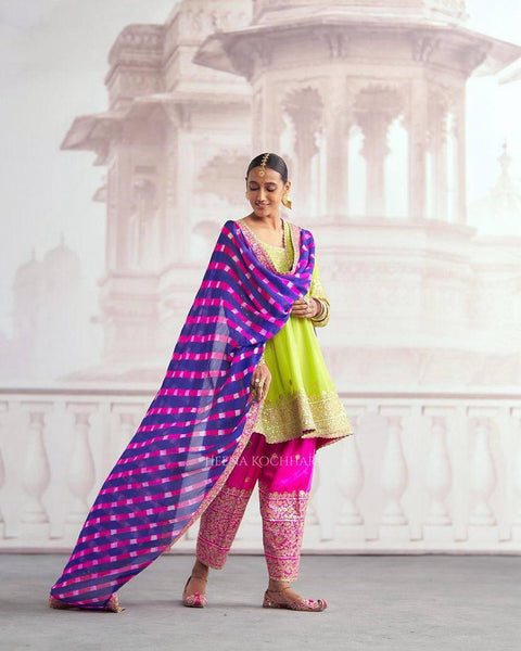 New Designer Collection in Party Wear Embroidery Work Stitched Suit