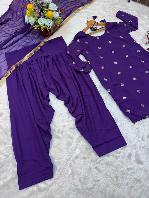 Fully Stitched Salwar Suit Set Indian Bridesmaid Wear Indian Traditional Suit