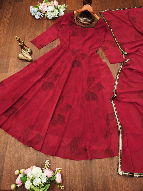 New Readymade Top Plaza With Pure Heavy Faux Georgette With Heavy