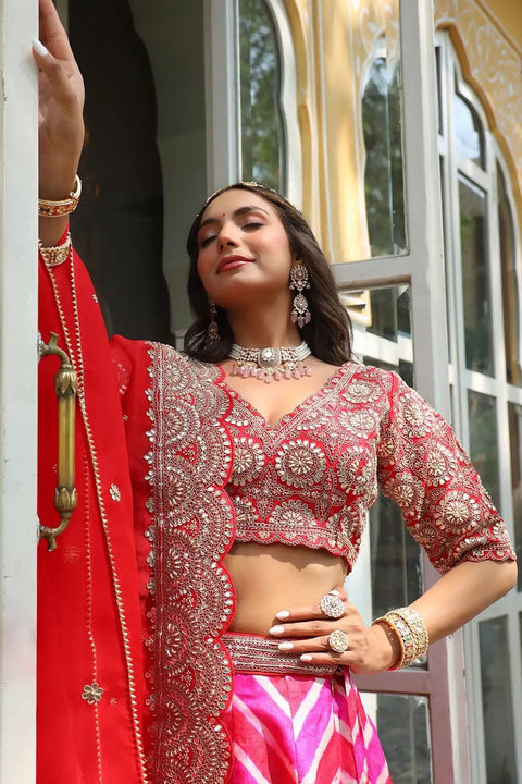 Sequin Georgette Party Wear Lehenga Choli