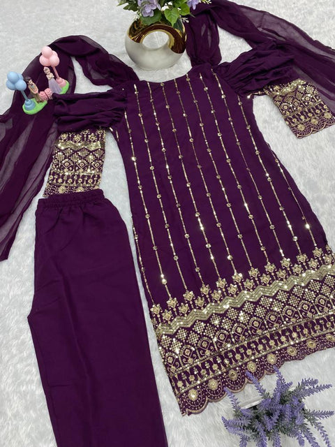 Launching New Designer Top With Sudidar Pent Style Dupatt