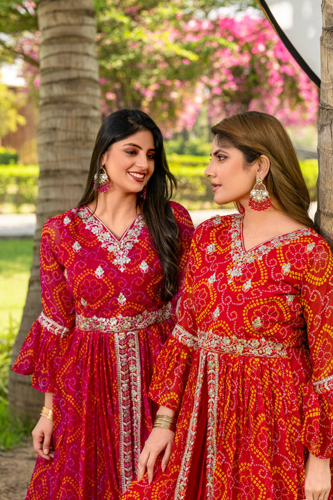 Heavy Embroidery Work Choli with Attached Shrug and Lehenga