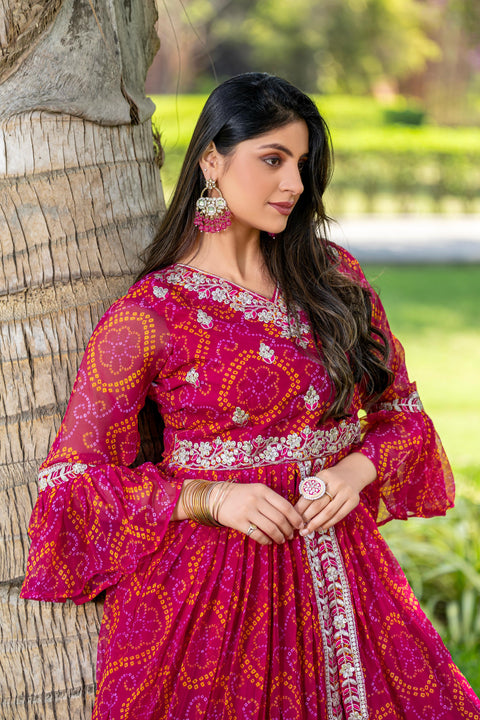 Heavy Embroidery Work Choli with Attached Shrug and Lehenga