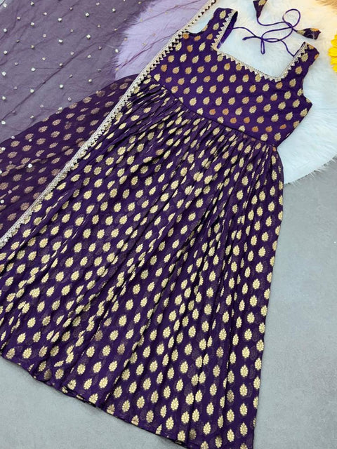 Heavy Anarkali Gown With Dupatta
