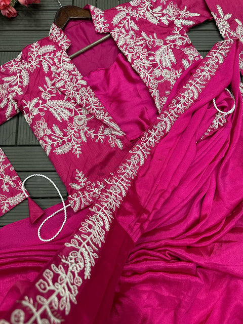 sequin saree party wear sequence blouse