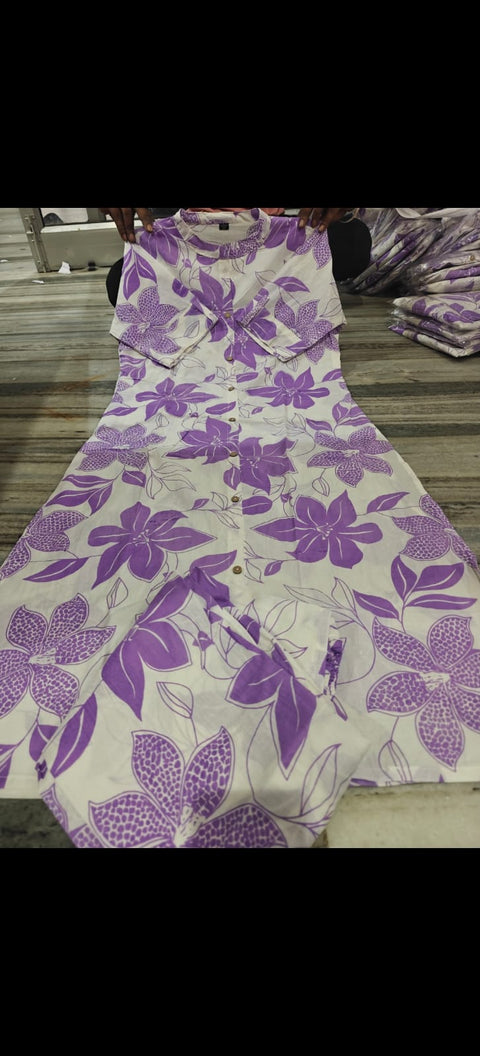 Rayon With Digital Print Co Ord suit