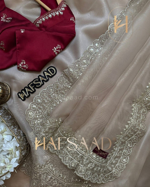 New exclusive designer sequins saree