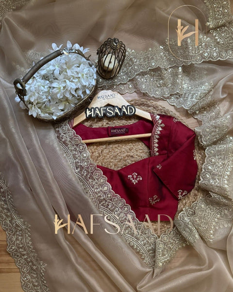 New exclusive designer sequins saree