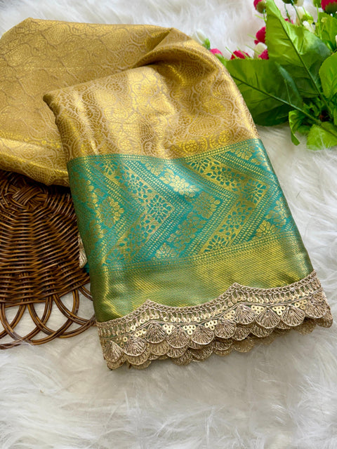 Banarasi Zari Boota Tanchui Silk Saree