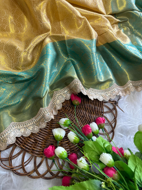 Banarasi Zari Boota Tanchui Silk Saree