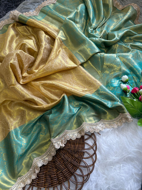 Banarasi Zari Boota Tanchui Silk Saree