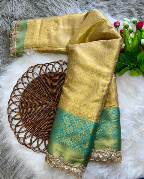 Banarasi Zari Boota Tanchui Silk Saree