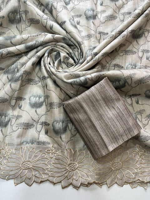 Pure Georgette Organza Original Kashmiri Work Saree