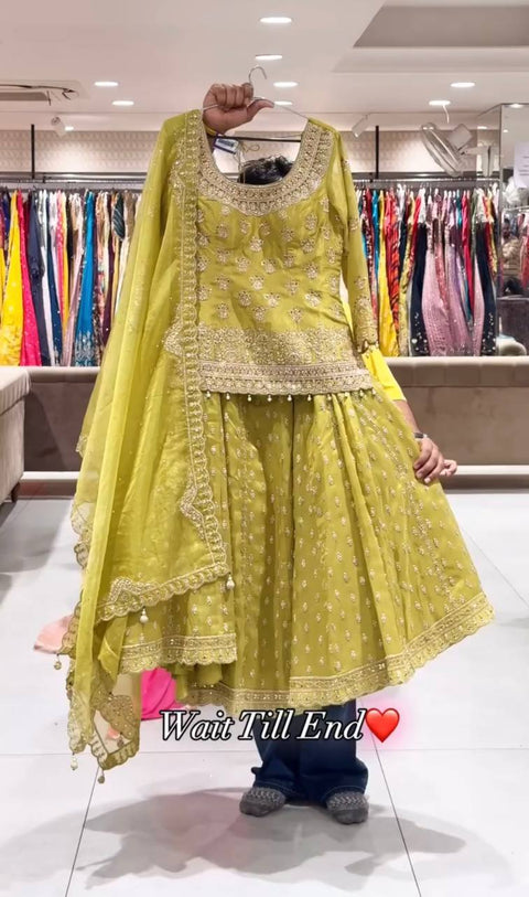 NEW PARTY WEAR HEAVY GEORGETTE SUIT
