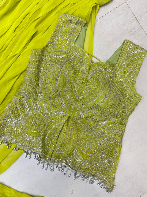 NEW TRENDING SEQUENCE EMBROIDERY WORK READY TO WEAR