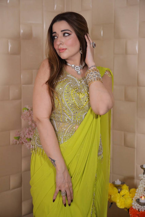 NEW TRENDING SEQUENCE EMBROIDERY WORK READY TO WEAR