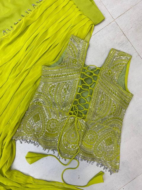 NEW TRENDING SEQUENCE EMBROIDERY WORK READY TO WEAR