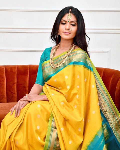 Soft Lichi Silk Saree, Beautiful Jacquard Rich Pallu Saree