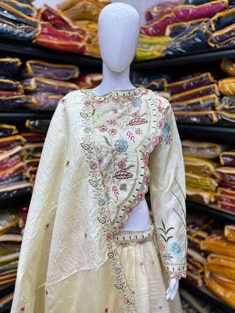 Georgette Machine New Designer Party Wear Lehenga Choli