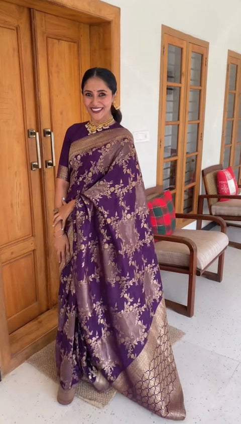 Beautiful Traditional Ethnic Indian Wear Saree with Blouse