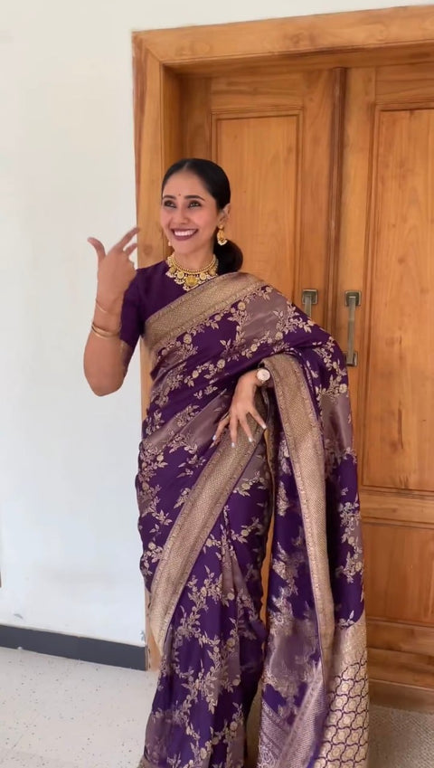 Beautiful Traditional Ethnic Indian Wear Saree with Blouse