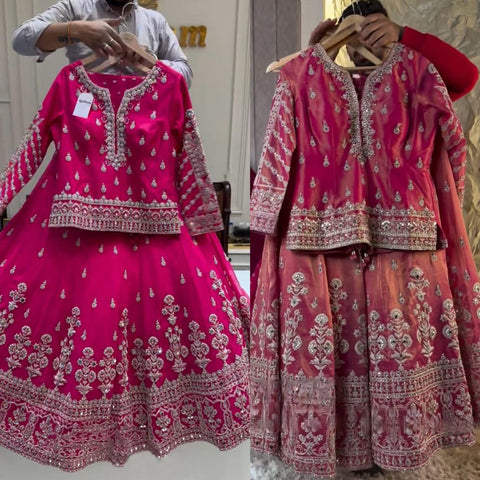 Top Lehenga with Dupatta