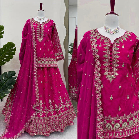 Top Lehenga with Dupatta