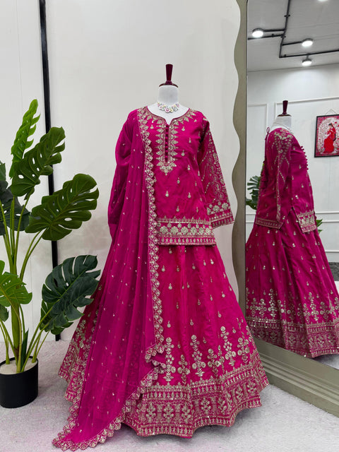 Top Lehenga with Dupatta