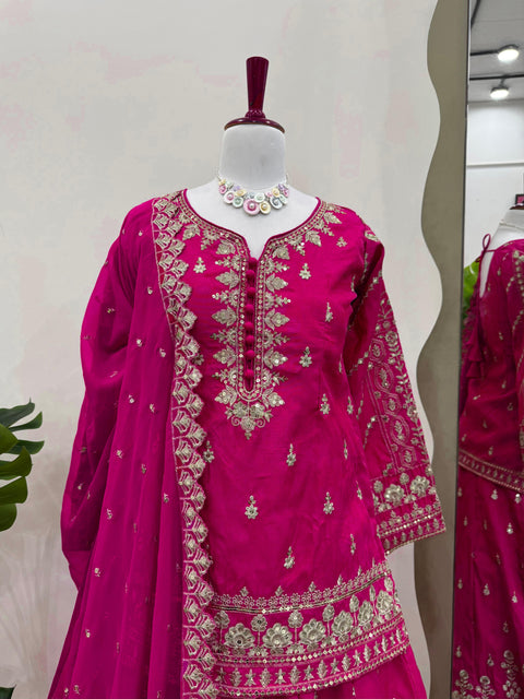 Top Lehenga with Dupatta