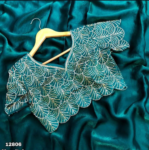 NEW TRENDING HAND WORK BLOUSE SAREE
