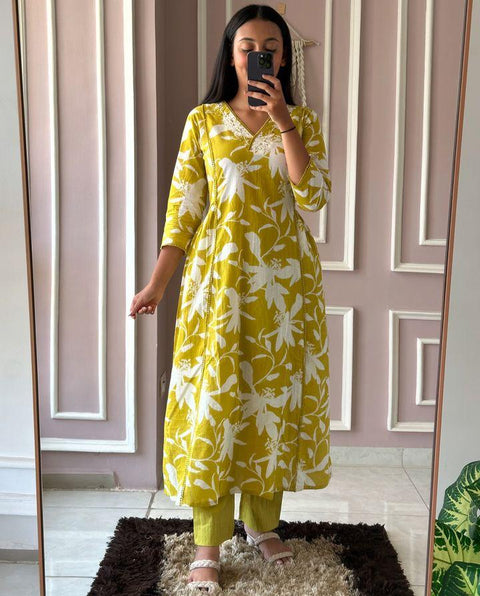 New smart casual Cotton Kurti set