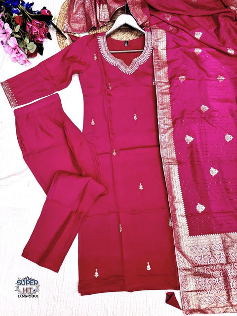 NEW BEUTIFUL HEAVY FULLY STITCHIED SUIT SET