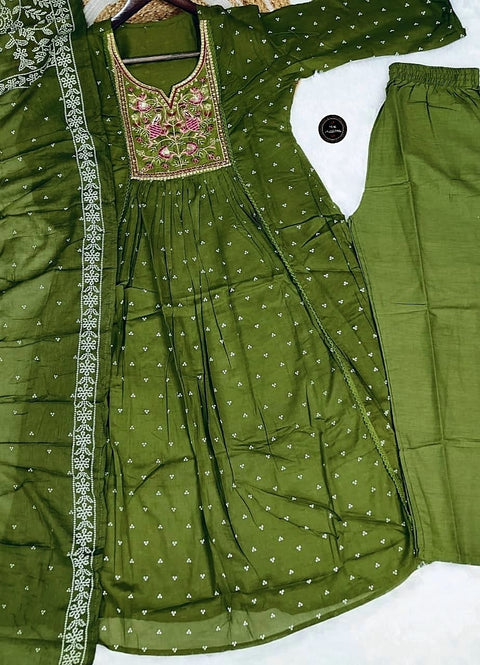 Elegant Sequence Work Anarkali Kurti Set