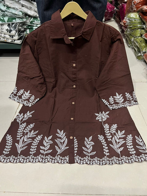Premium Cotton Embroidered Coord Set for Women Stylish Casual Wear