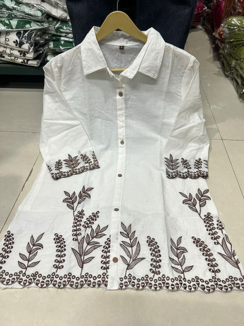 Premium Cotton Embroidered Coord Set for Women Stylish Casual Wear