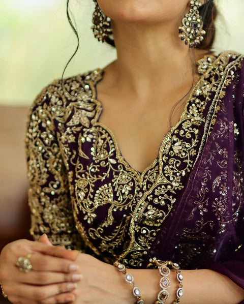 Designer Tissue Organza Silk Saree with Embroidery Work | Party Wear Saree Collection