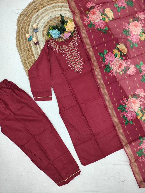 Kaju Katri Embroidery Sequence Work  Wedding Wear