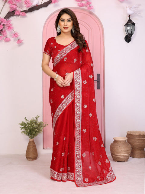 Premium Soft Chiffon Silk Saree Collection