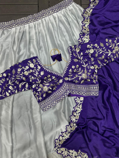 Designer Heavy Rangoli Embroidery Lehenga Choli with Dupatta