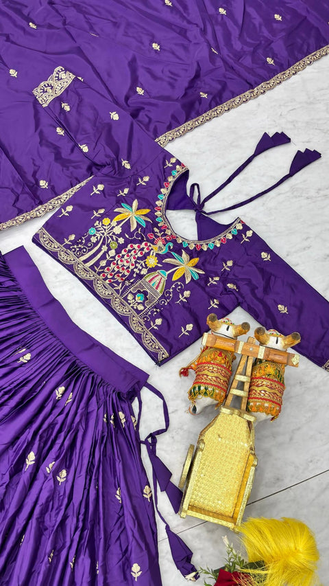 Heavy Embroidery Wedding Lehenga Choli for Women