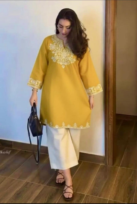 Premium Jaipur Cotton Cord Set with Embroidery Work & Pocket Design