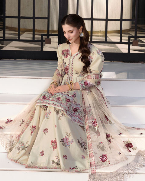 Party Wear Peplum Sharara with Net Dupatta